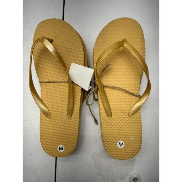 Unbranded | Shoes | Yellow Gold 2 Pk Rubber Thong Flip Flop